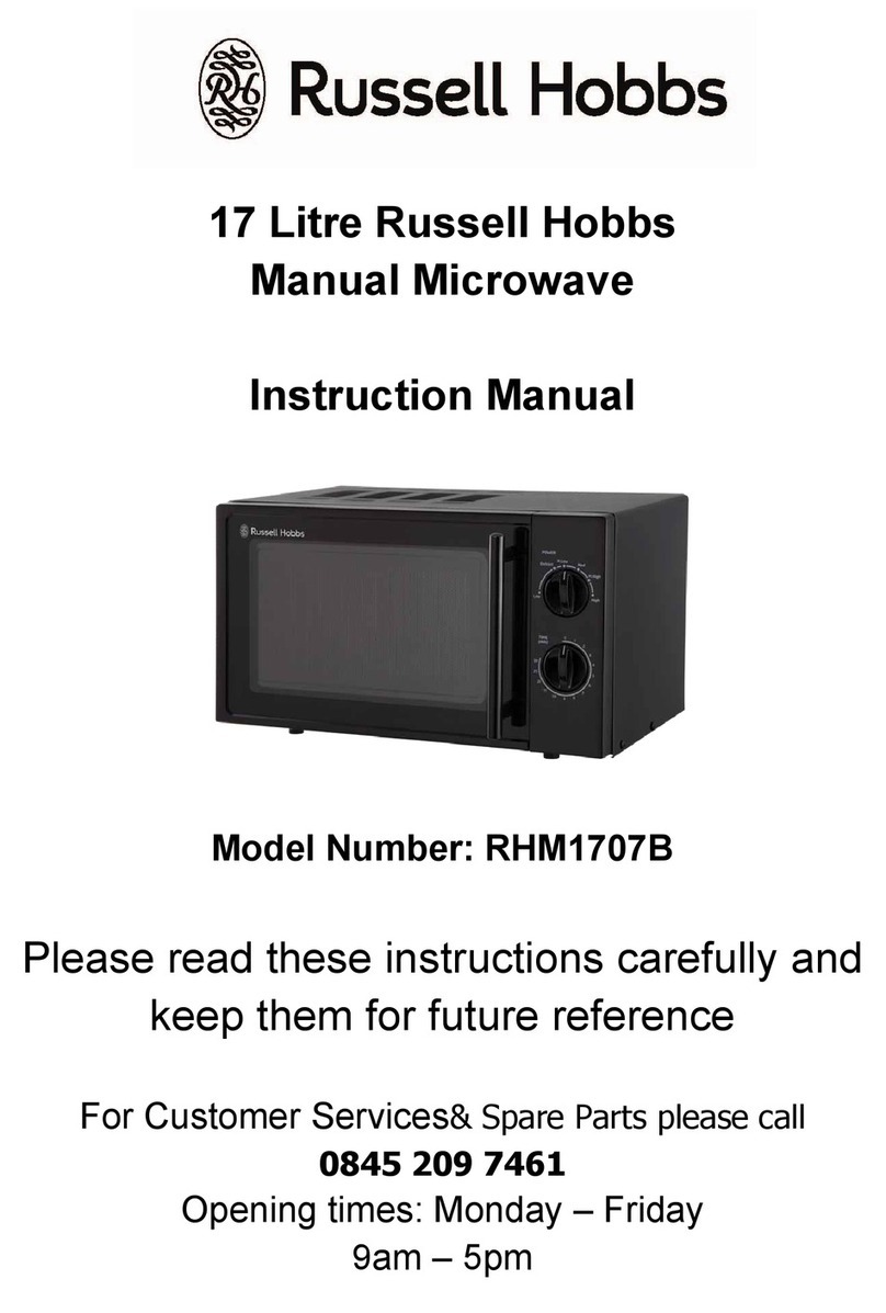 Russell Hobbs RHM1707B instruction manual