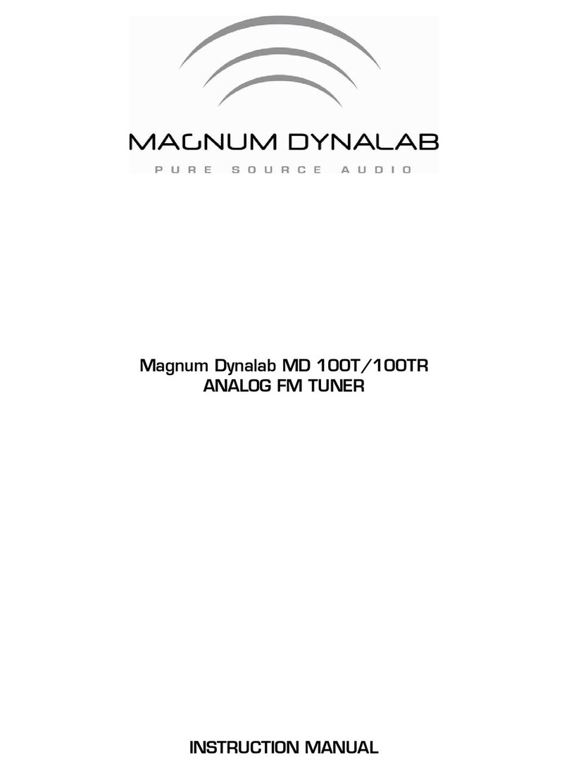 Magnum MD 100T User manual