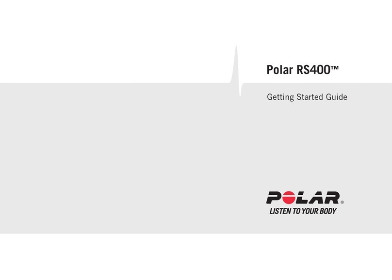 Polar Electro RS400 Getting started guide
