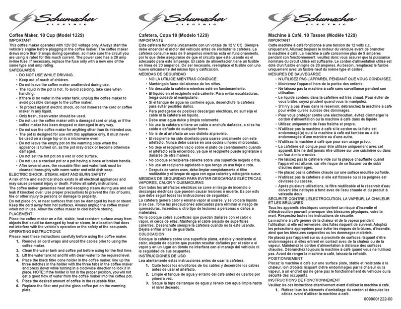 Schumacher Electric 1229 user guide
