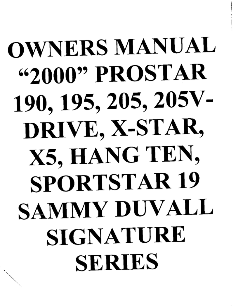 MasterCraft ProStar 190 owner's manual