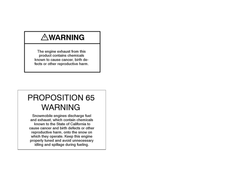 Polaris 2000 Universal Snow Owner's safety and maintenance manual