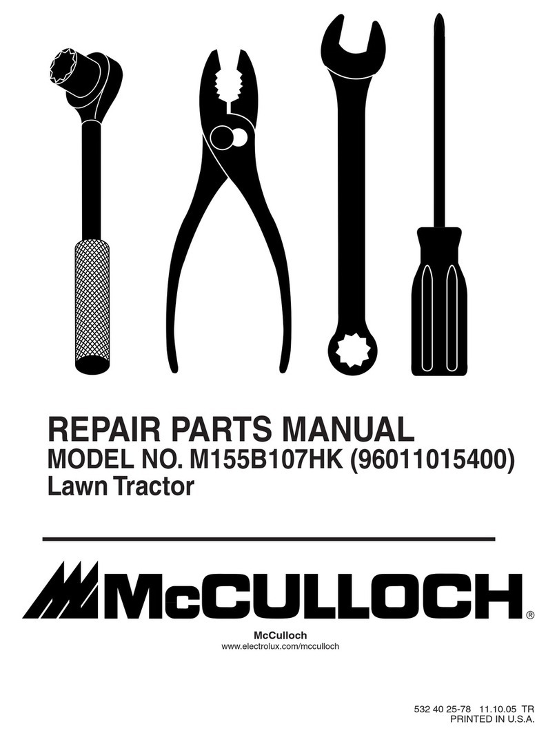 McCulloch M155B107HK Repair parts manual
