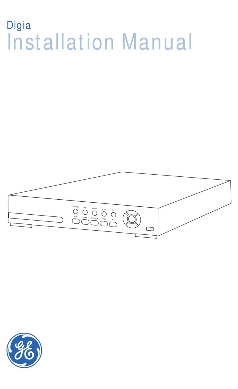 GE Security Digia installation manual