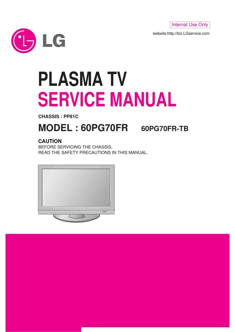 LG 60PG70FR Service manual