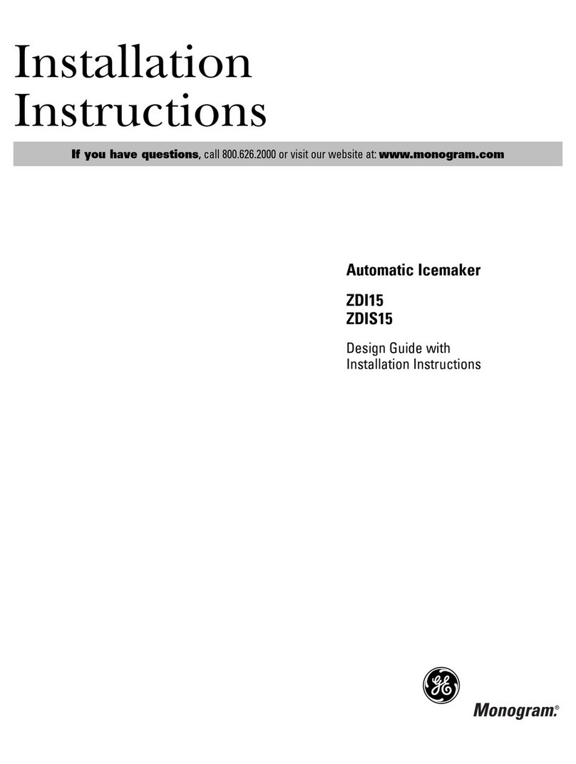 Monogram ZDI15 User manual