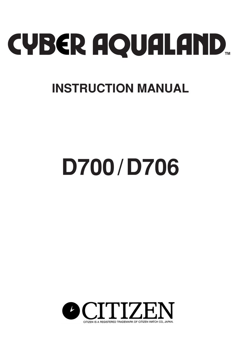 Citizen Cyber Aqualand D700 User manual