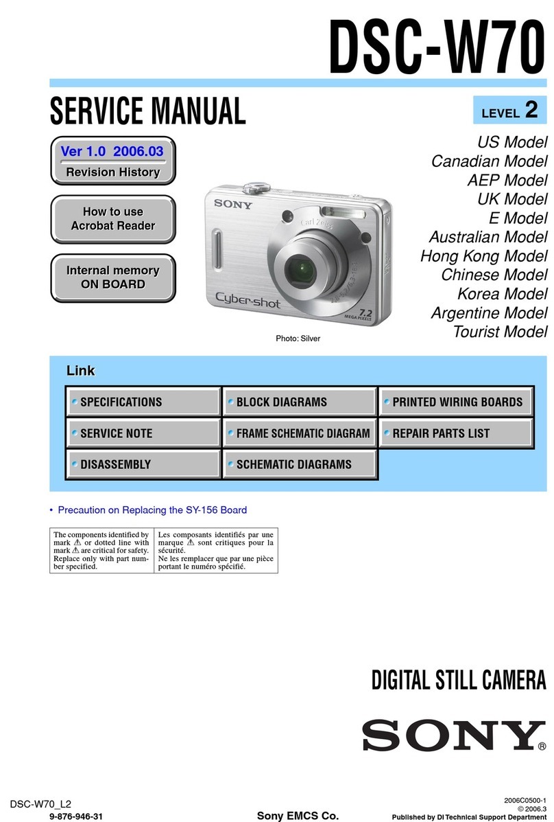 Sony Cyber-shot DSC-W70 User manual