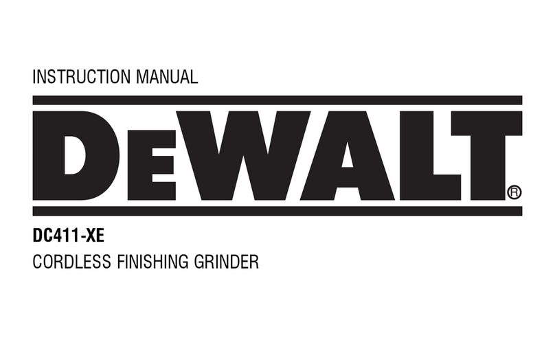 DeWalt DC411-XE User manual