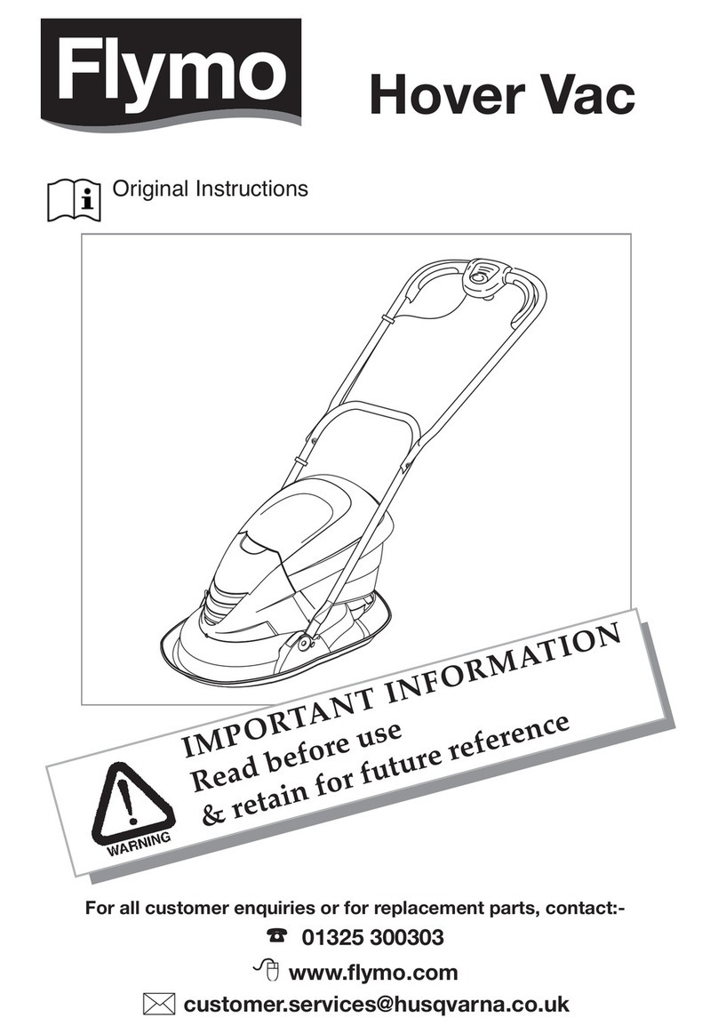Flymo Hover Vac User manual