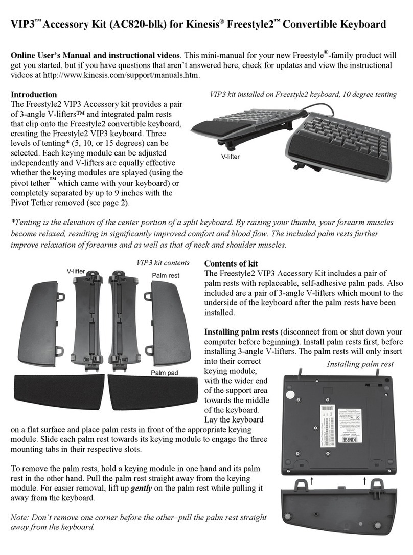 Kinesis Freestyle2 VIP3 user manual