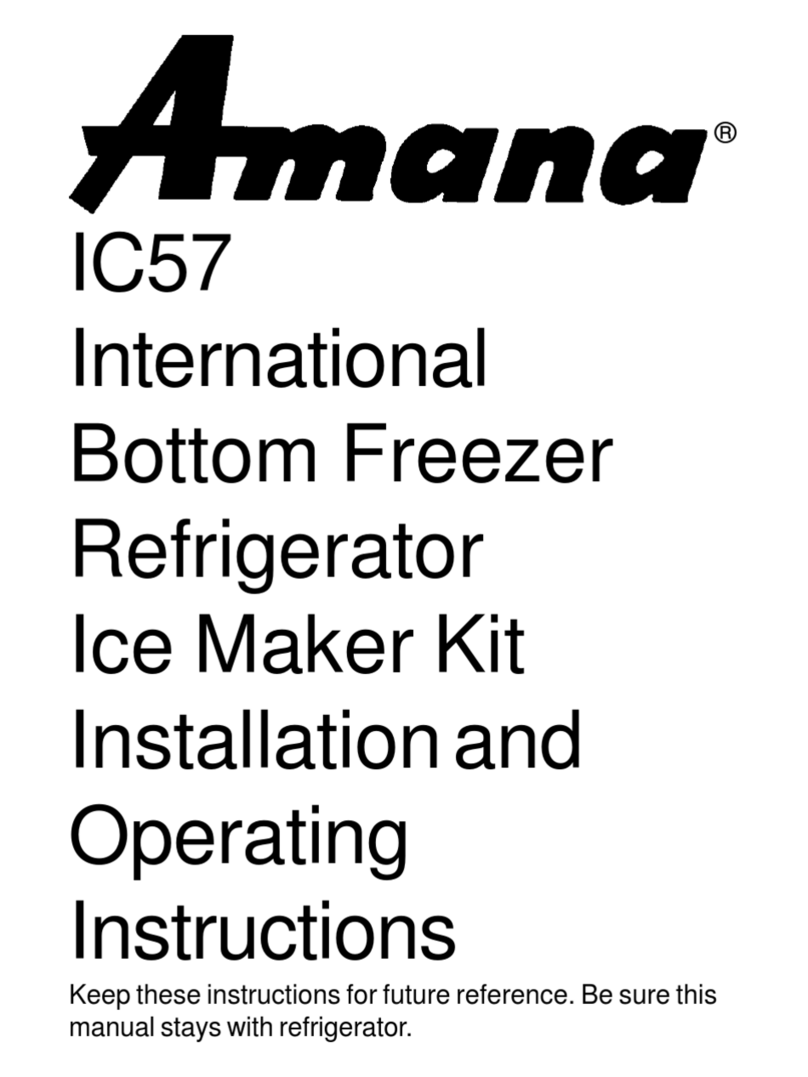 Amana IC57 User manual