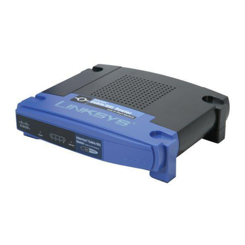 Linksys BEFSR41 - EtherFast Cable/DSL Router User manual