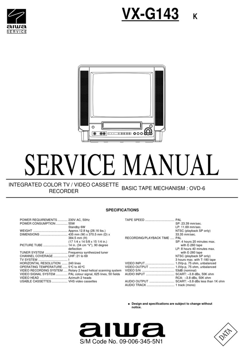 Aiwa VX-G143 Service manual