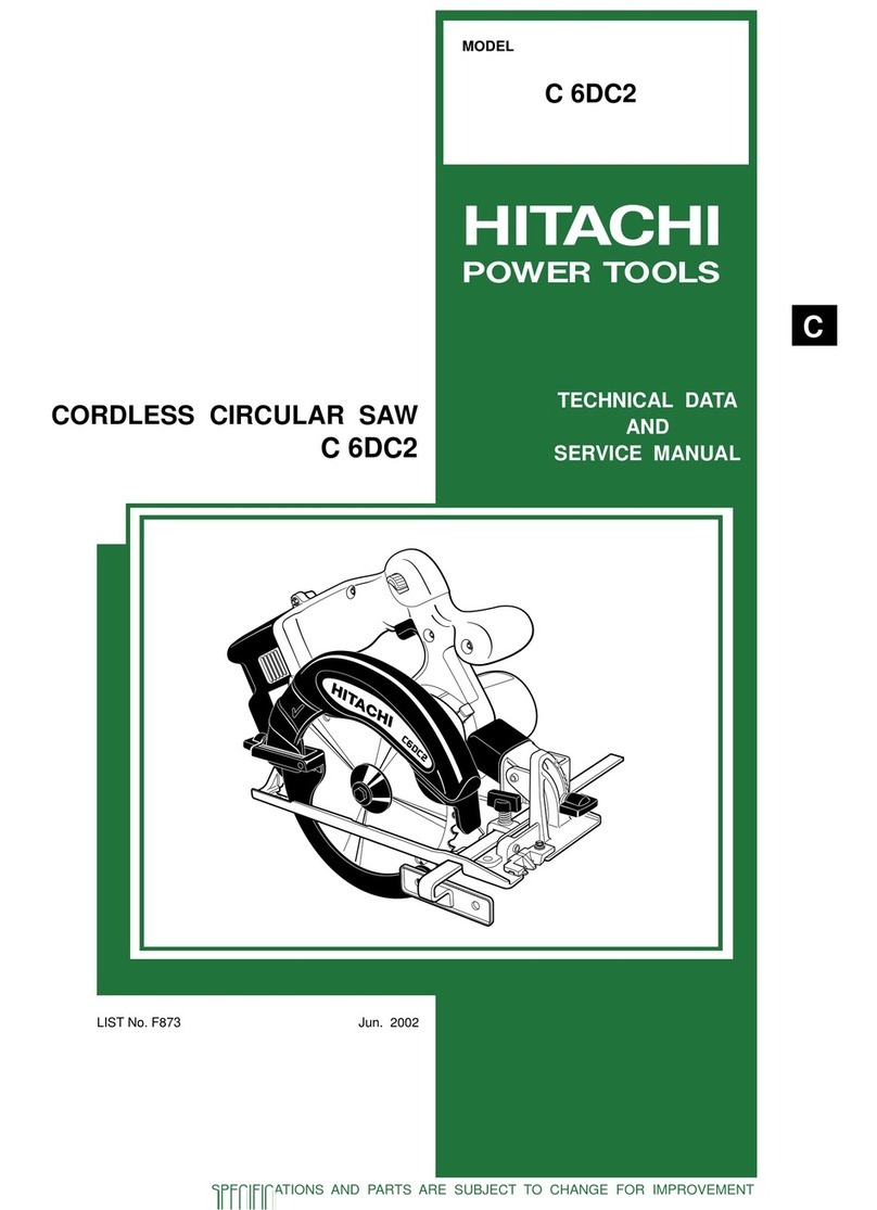 Hitachi C 6DC2 User manual