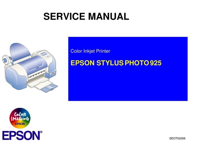 Epson Stylus Photo 925 User manual