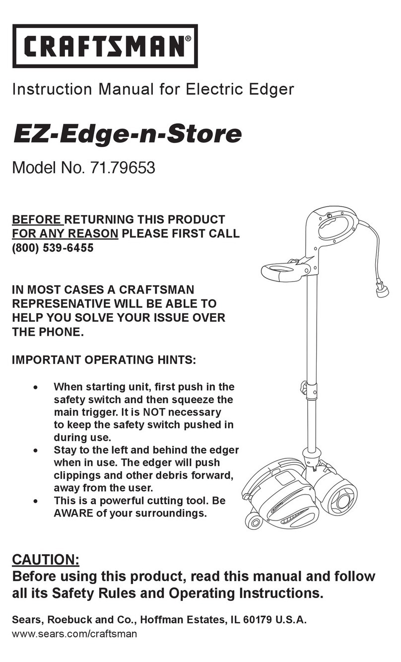 Craftsman EZ.Edge.n.Store 71.79653 User manual