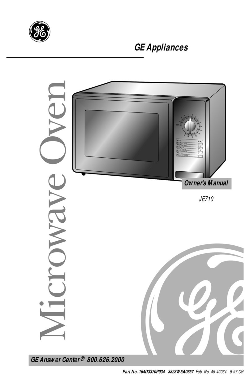 GE JE710 User manual