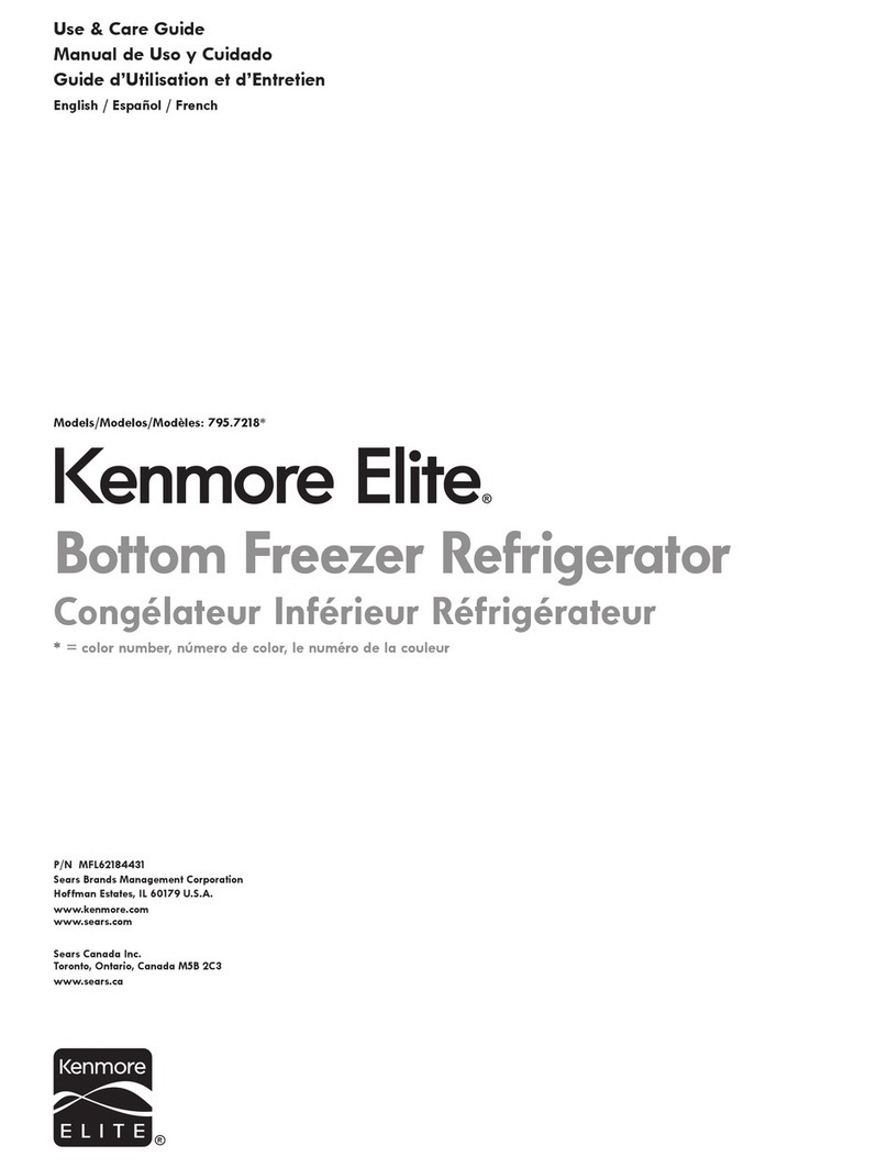 Kenmore Elite 795.7218 Series Use & care guide