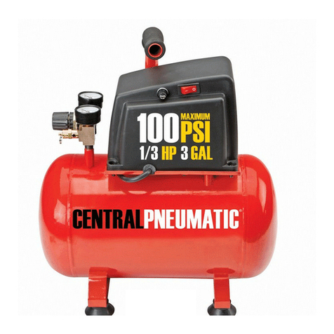Central Pneumatic 97080 Set up and operating instructions