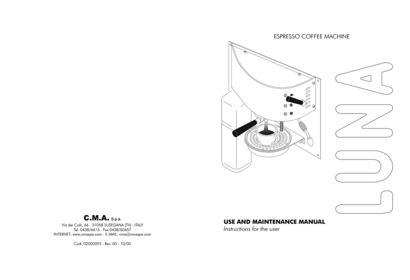 CMA Dishmachines Luna User manual