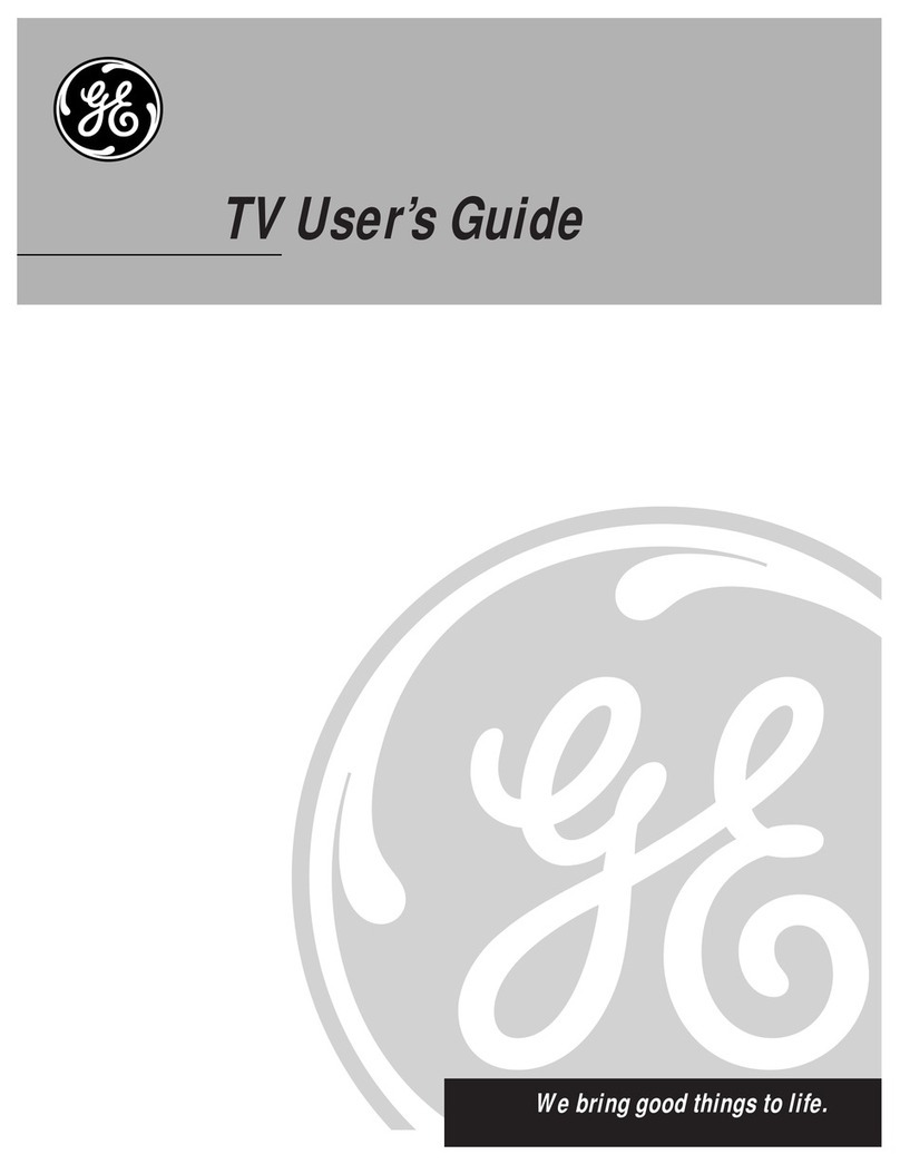 GE GE TV User manual