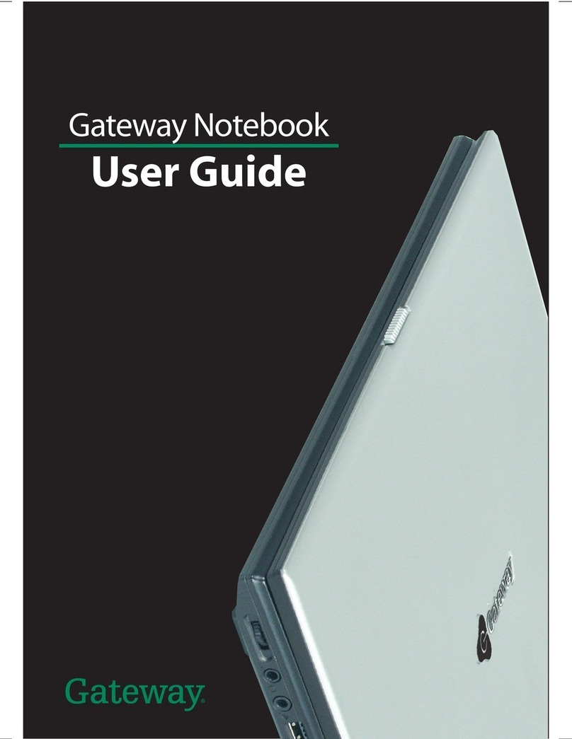 Gateway Notebook User manual