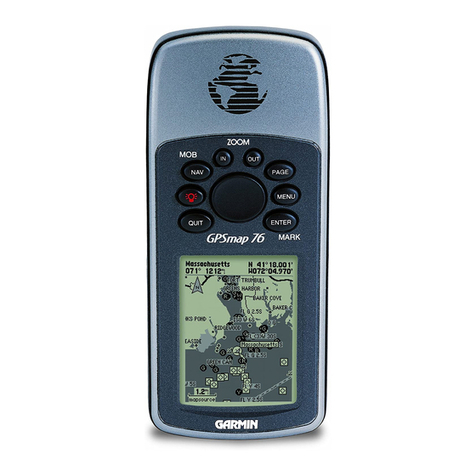 Garmin GPS 76 User manual