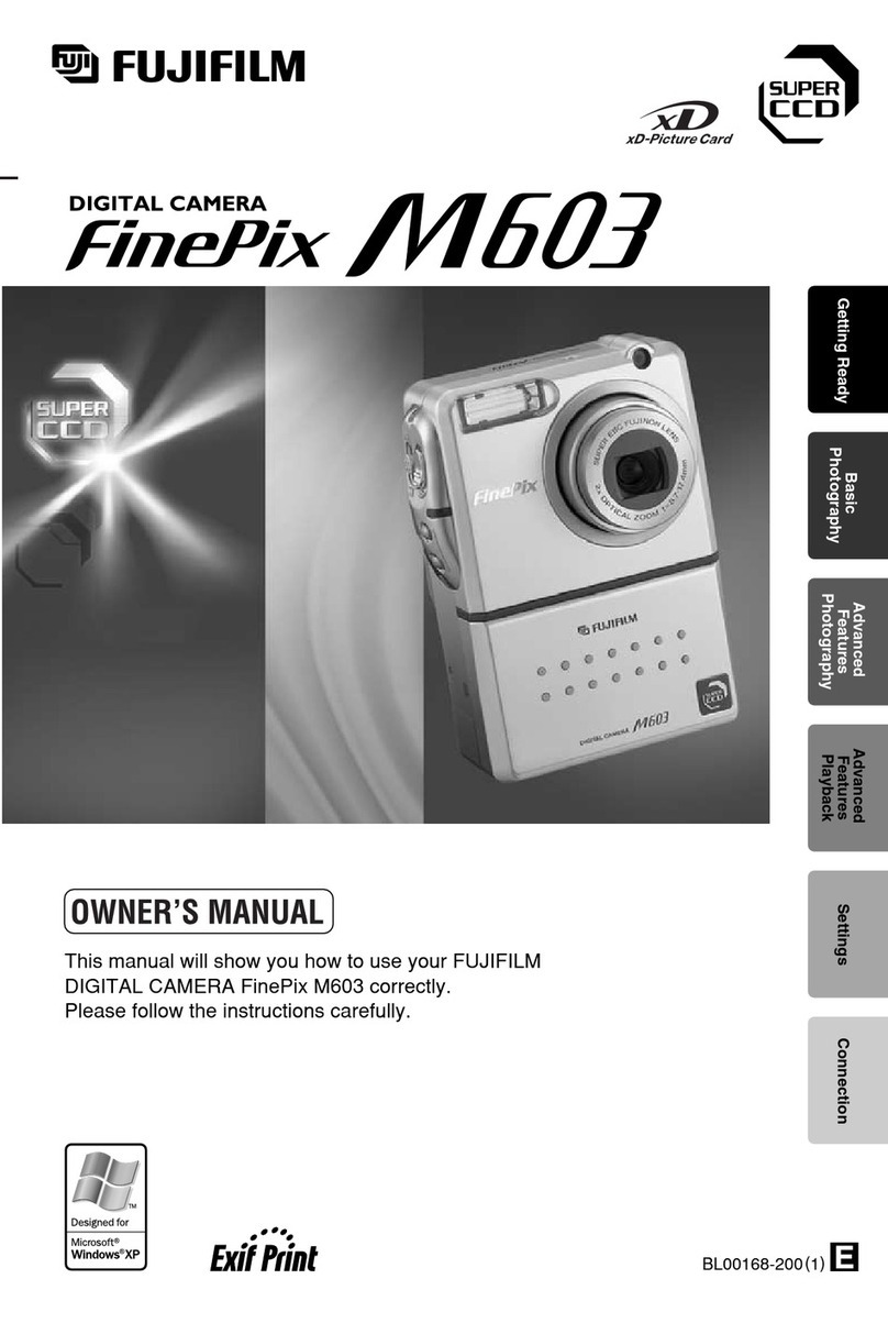 FujiFilm FinePix M603 owner's manual