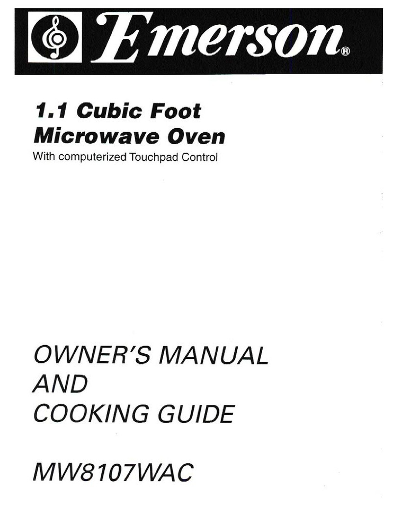 Emerson MW8107WAC owner's manual