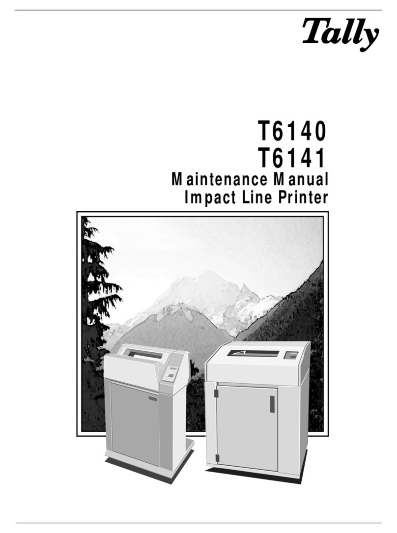 Tally T6140 User manual Tally T6140 User manual