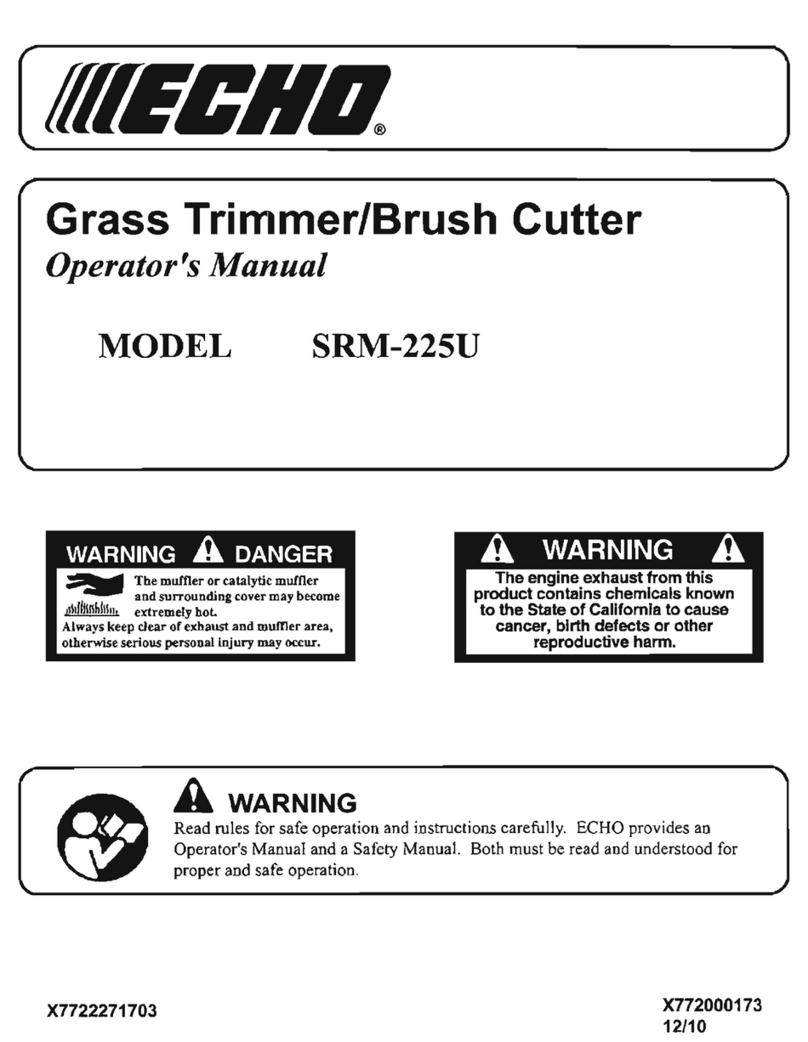 Echo SRM-225U User manual