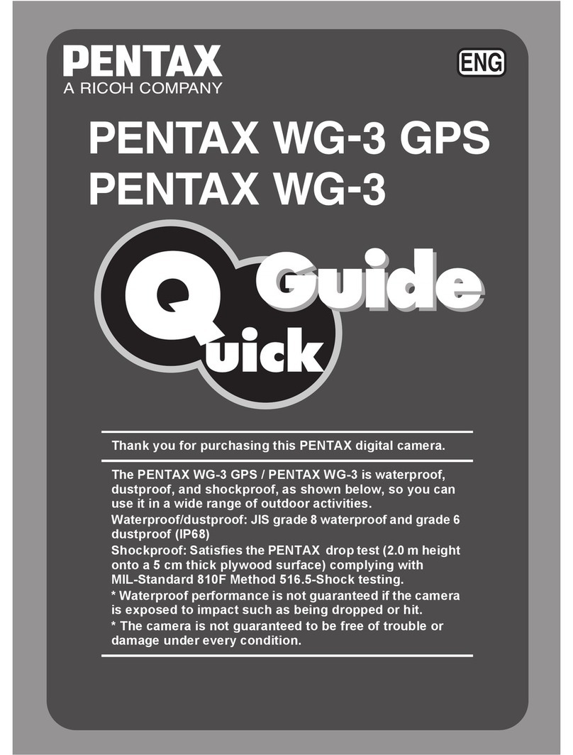 Pentax WG-3 GPS User manual