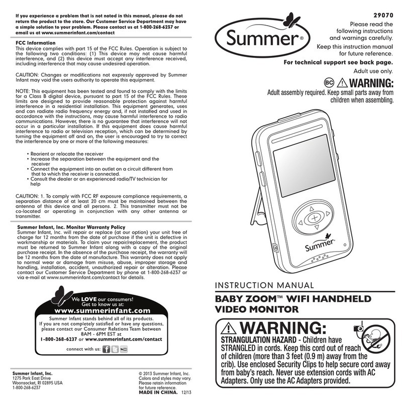 Summer 29070 User manual