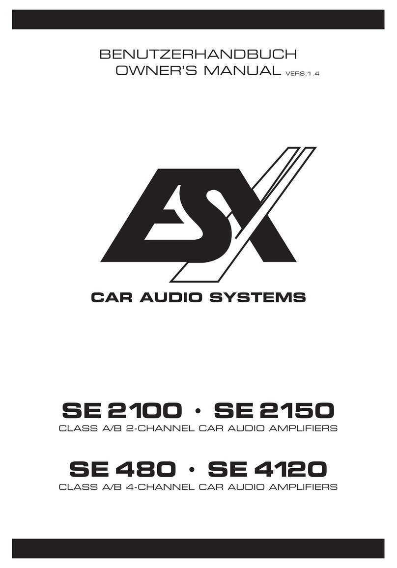 Caraudio-Systems SE 4120 owner's manual