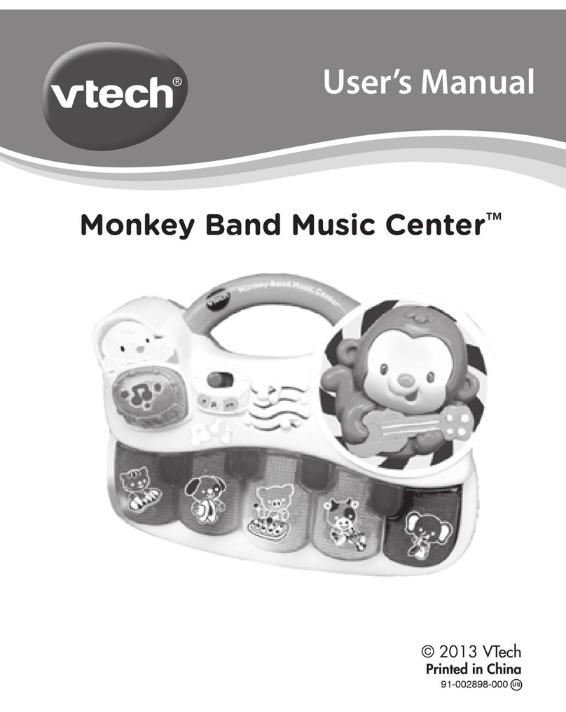 V-tech Monkey Band Music Center User manual