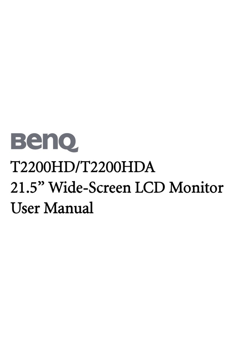 BenQ T2200HD User manual