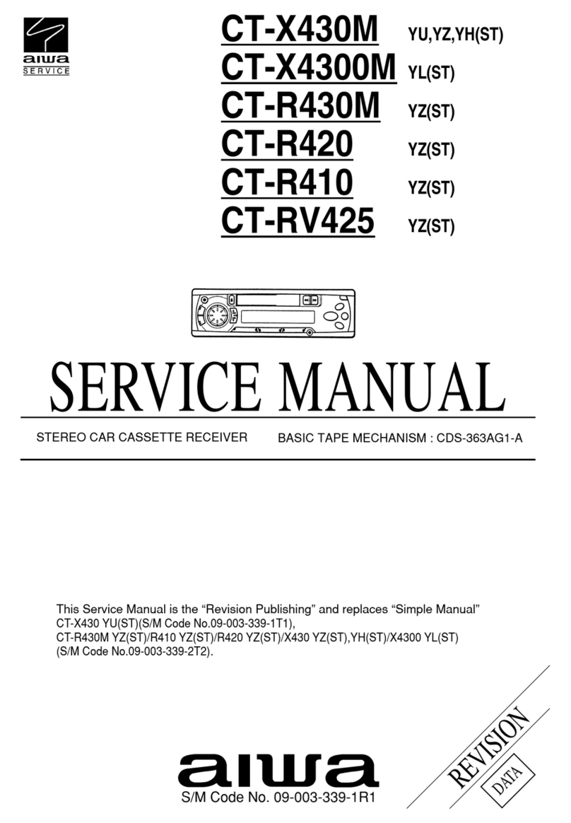 Aiwa CT-X430M Service manual