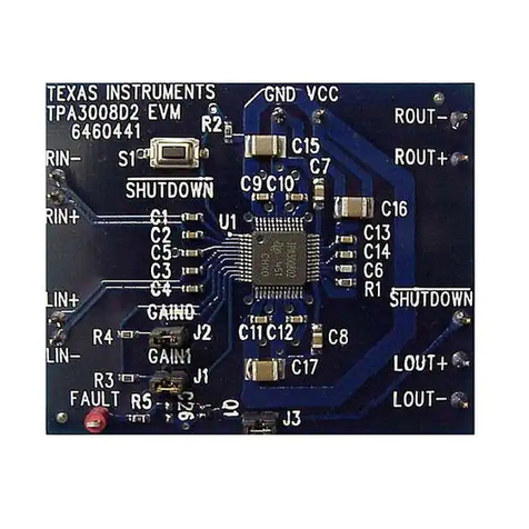 Texas Instruments TPA3008D2EVM user guide