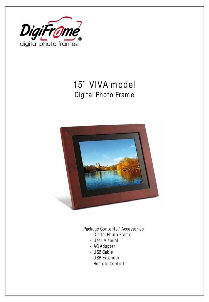 Digi-Frame 15" VIVA model User manual Digi-Frame 15" VIVA model User manual