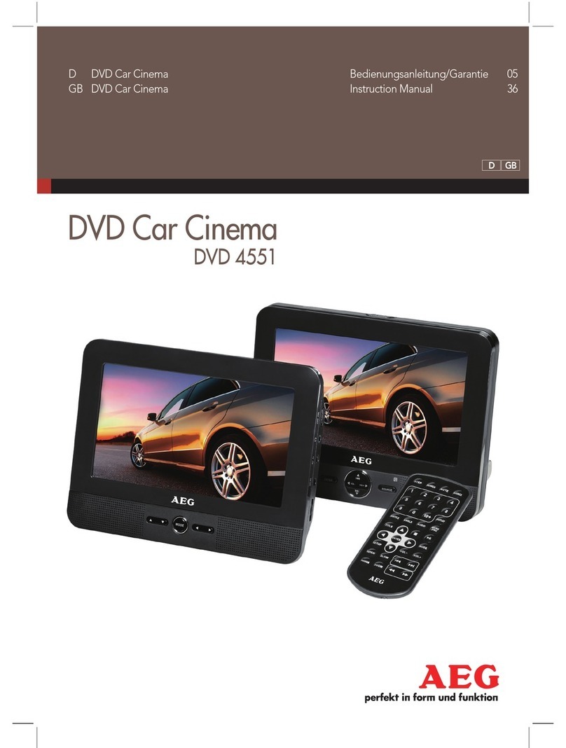 AEG DVD 4551 User manual