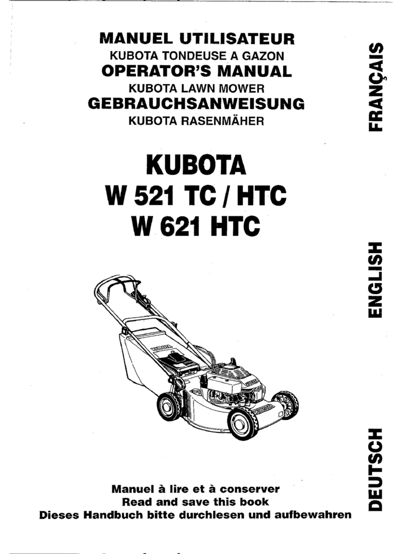 Kubota W 621 HTC User manual