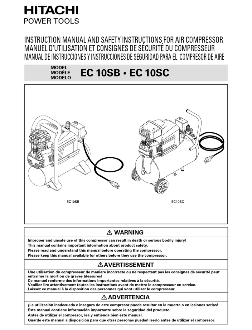 Hitachi EC 10SB (SL) Mounting instructions