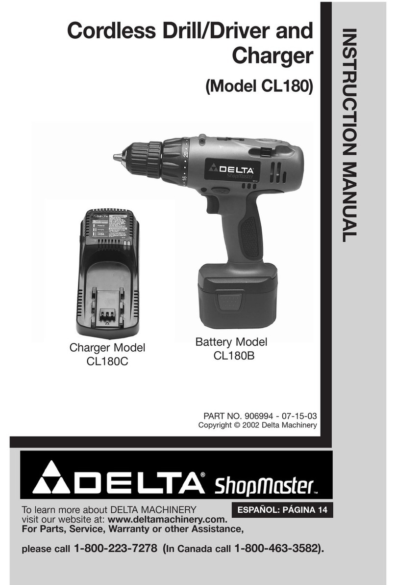 Delta CL180 instruction manual