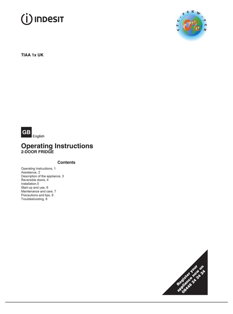 Indesit BIAA 1x F xx WD operating instructions