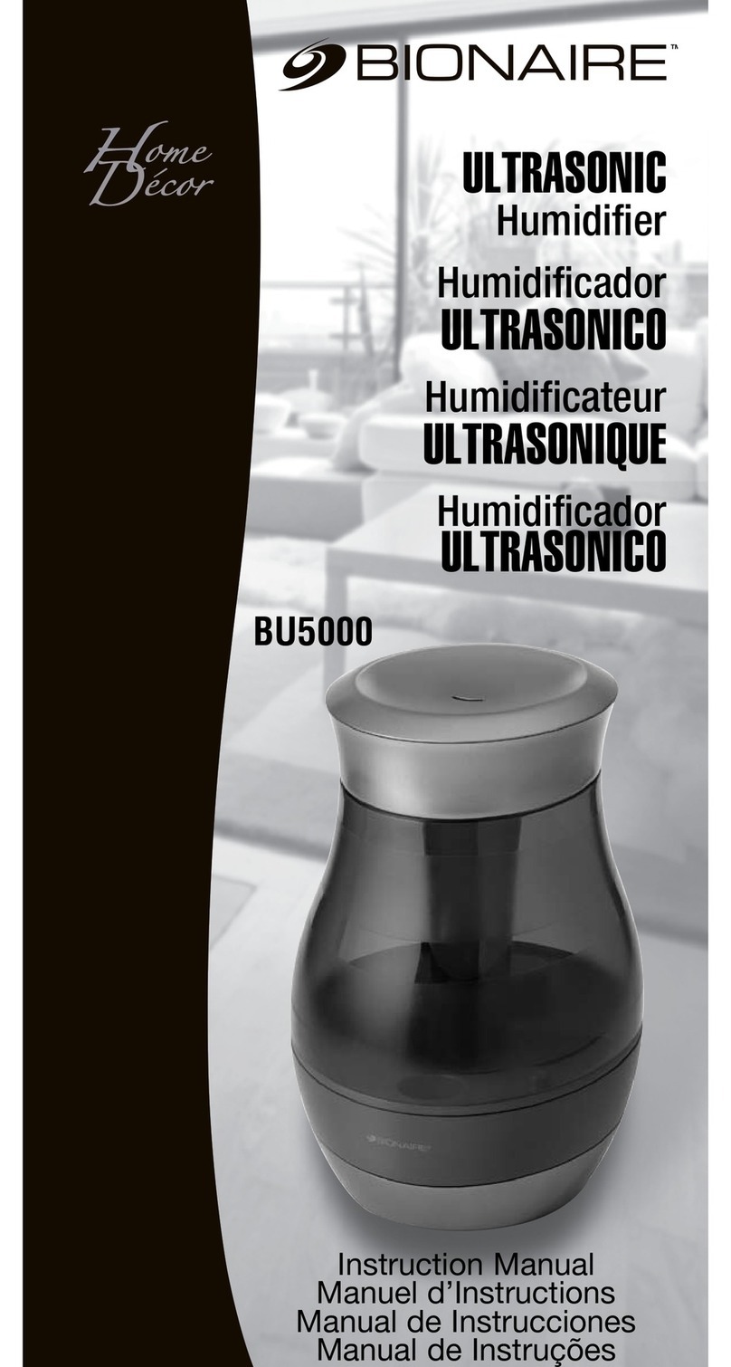 Bionaire BU5000 instruction manual