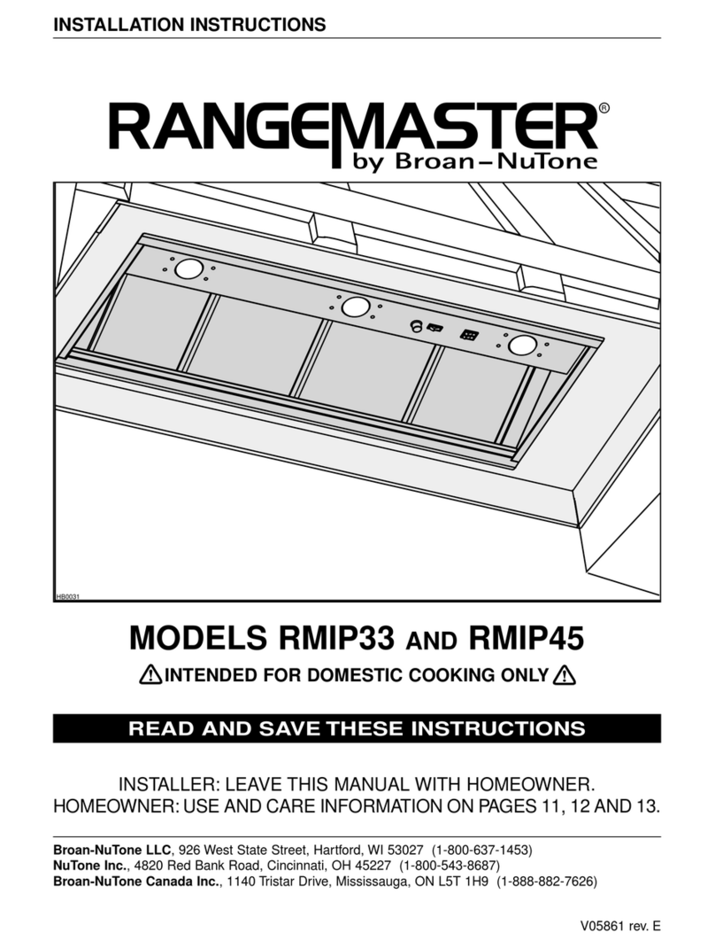 NuTone RMIP33 installation instructions