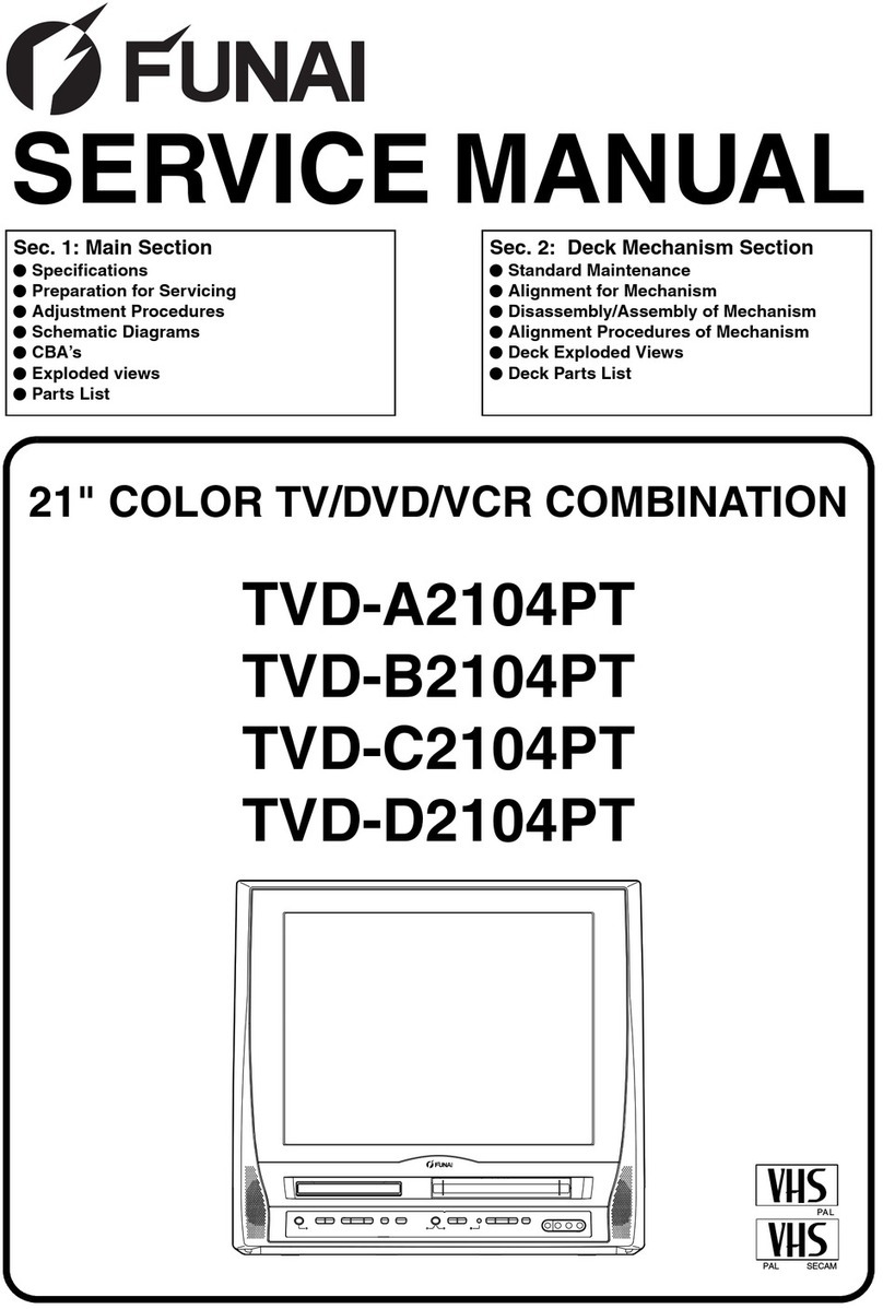 FUNAI TVD-A2104PT User manual