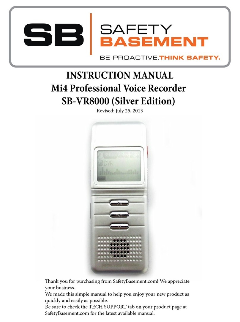 SB VR8000 User manual