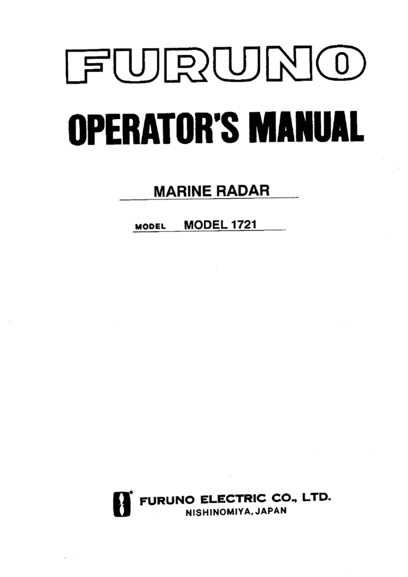 Furuno 1721 Operator's manual